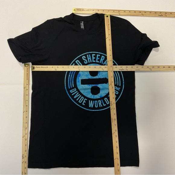 Ed Sheeran Divide World Tour Mar 2017 – Aug 2019 Black T-Shirt List US Tour Date - Picture 5 of 6